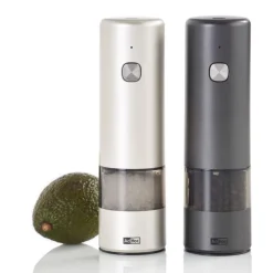 AdHoc Elektrische Pfeffer- / Salzmühle i.Mill Light Grey- Küchenhelfer